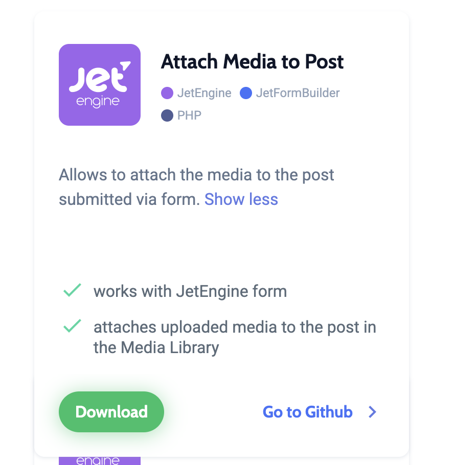 Удалить фото при удалении записи jetengine